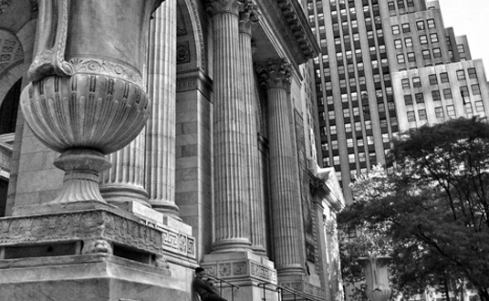 Black and White photography of architecture