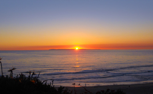 Color photography of ocean