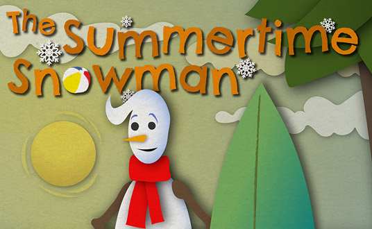 Illustration of a snowman